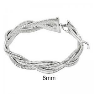 Stainless steel flat snake collar - KN291061-WGYS