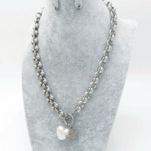 Stainless Steel Necklace - KN291116-NJ