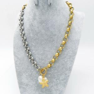 SS Gold-Plating Necklace - KN291117-NJ