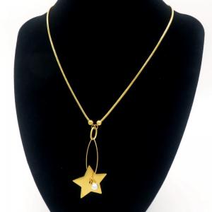 SS Gold-Plating Necklace - KN291225-HM