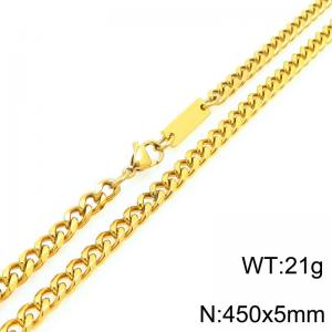 Stainless steel necklace - KN291990-Z