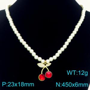 Bead Necklace - KN292063-Z