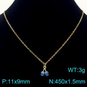 SS Gold-Plating Necklace - KN292107-Z