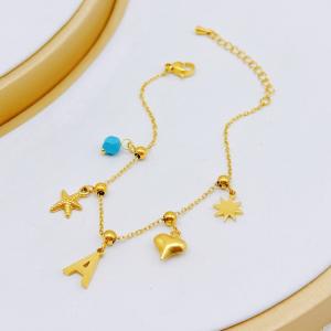 SS Gold-Plating Necklace - KN292180-SXSJ