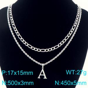 Stainless Steel Necklace - KN292216-Z