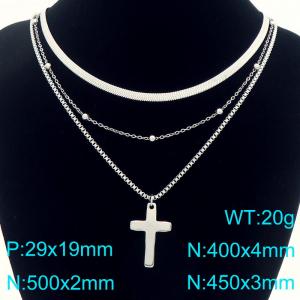 Stainless Steel Necklace - KN292222-Z