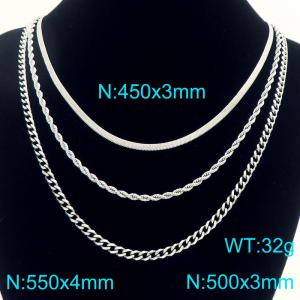 Stainless Steel Necklace - KN292226-Z