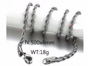 Stainless Steel Necklace - KN29291-Z