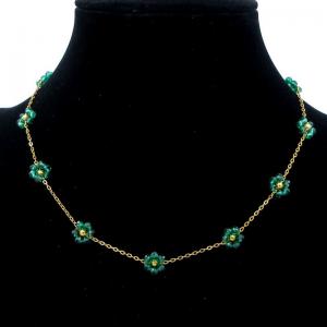 SS Gold-Plating Necklace - KN295167-KJ