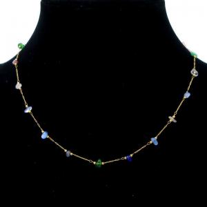 SS Gold-Plating Necklace - KN295180-KJ