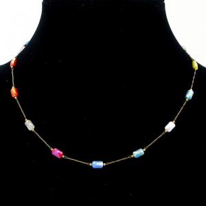 SS Gold-Plating Necklace - KN295181-KJ