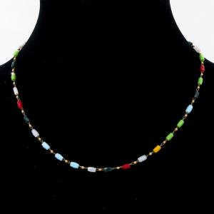 SS Gold-Plating Necklace - KN295182-KJ