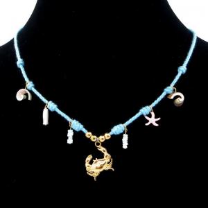 SS Gold-Plating Necklace - KN295659-HM