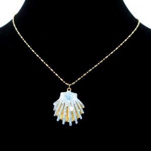 SS Gold-Plating Necklace - KN295669-HM
