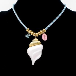 SS Gold-Plating Necklace - KN296594-HM