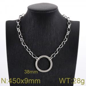 Stainless Steel Necklace - KN29690-K