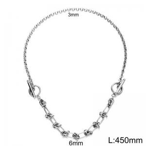 Stainless Steel Necklace - KN296942-Z