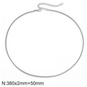 Stainless Steel Necklace - KN296945-Z