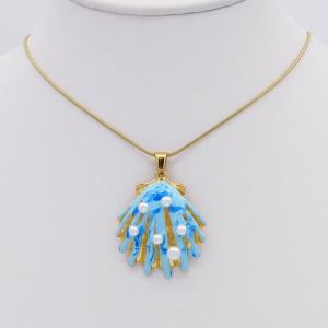 SS Gold-Plating Necklace - KN297171-SP