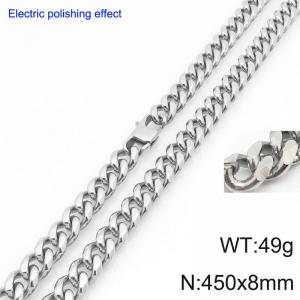 Stainless Steel Necklace - KN297471-Z