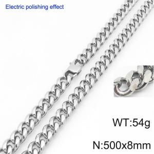 Stainless Steel Necklace - KN297472-Z