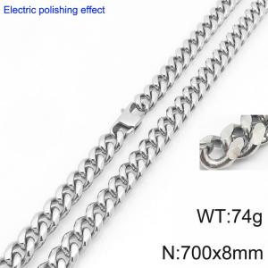 Stainless Steel Necklace - KN297476-Z