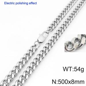 Stainless Steel Necklace - KN297478-Z