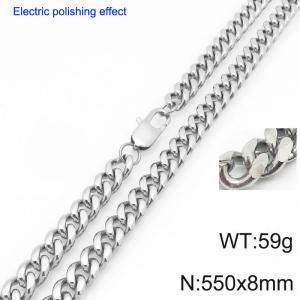 Stainless Steel Necklace - KN297479-Z