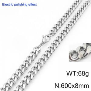 Stainless Steel Necklace - KN297487-Z