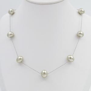 Stainless Steel Necklace - KN297779-MW