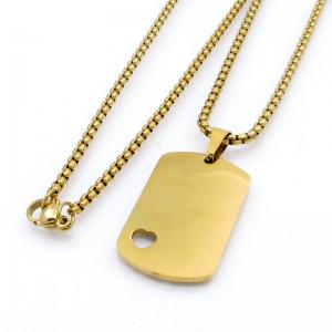 SS Gold-Plating Necklace - KN298185-XL