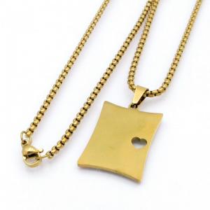 SS Gold-Plating Necklace - KN298192-XL