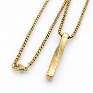 SS Gold-Plating Necklace - KN298196-XL