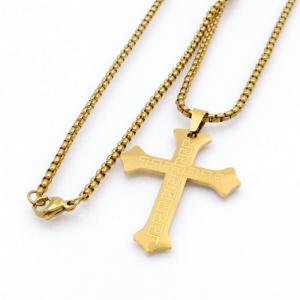 SS Gold-Plating Necklace - KN298206-XL