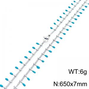 Stainless Steel Necklace - KN298406-Z