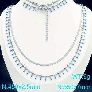 Stainless Steel Necklace - KN298424-Z