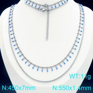 Stainless Steel Necklace - KN298432-Z