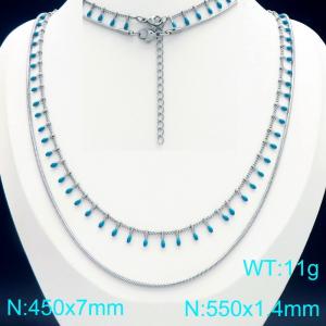 Stainless Steel Necklace - KN298433-Z
