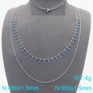 Stainless Steel Necklace - KN298434-Z