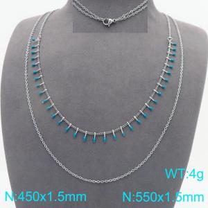 Stainless Steel Necklace - KN298435-Z