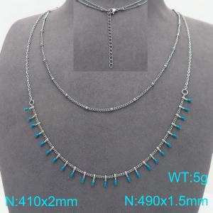 Stainless Steel Necklace - KN298444-Z