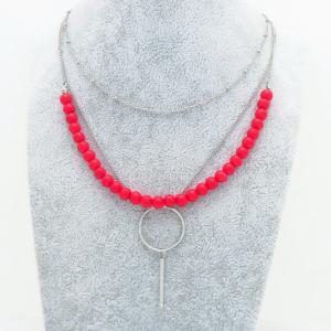 Stainless Steel Necklace - KN298772-TLA