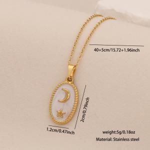 SS Gold-Plating Necklace - KN299048-SXSJ