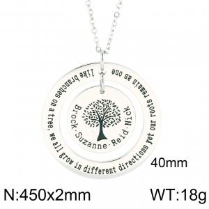 Stainless Steel Necklace - KN30027-K