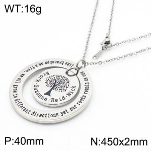 Stainless Steel Necklace - KN30029-K