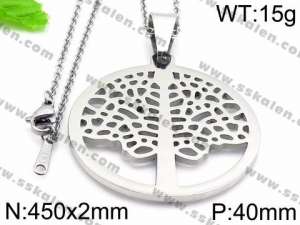 Stainless Steel Necklace - KN30031-K