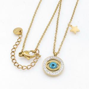 Stainless Steel Stone Necklace - KN300994-CX