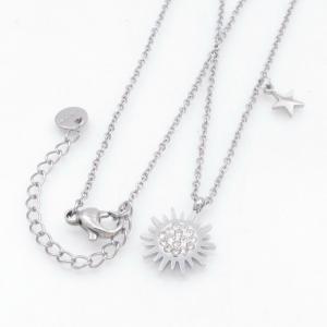 Stainless Steel Stone Necklace - KN300999-CX
