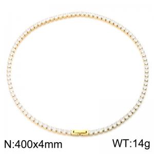 Stainless Steel Crystal Bracelet - KN302691-Z