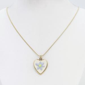 SS Gold-Plating Necklace - KN302843-HM